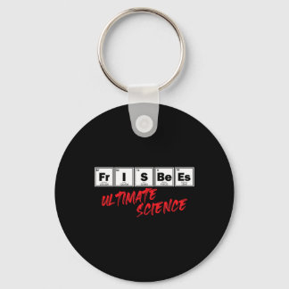 Golf Frisbees Ultimate Science Disc Periodic Table Key Ring
