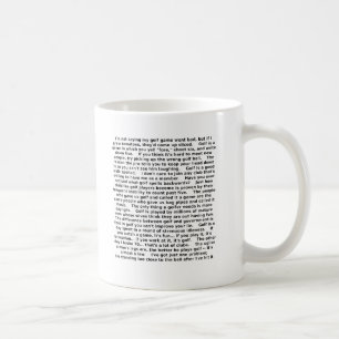 Golf Funny Mug Humour