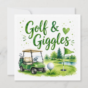 Golf Funny Quotes for golfer on the course Invitation