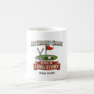 Golf funny saying about golfer coffee mug