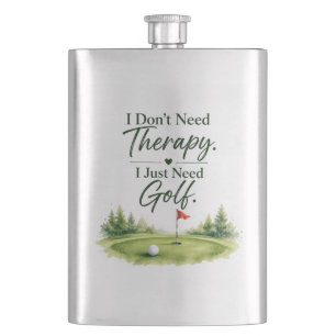Golf Funny saying for golfer home decoration  Hip Flask