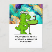 Golf funny saying quote for golfer greeting