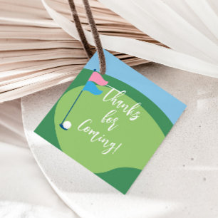 Golf Gender Reveal Par-tee Favour Tag / Thank You