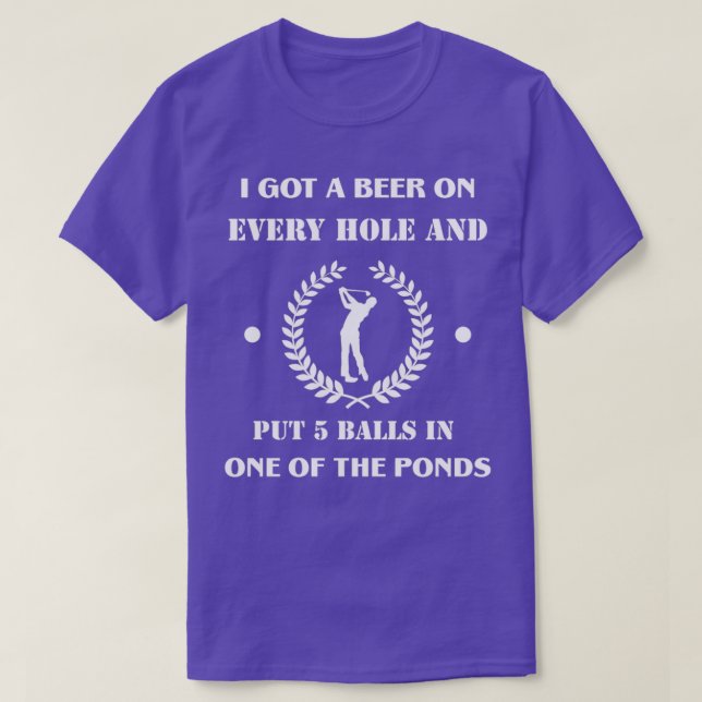Golf Gift golf gifts for men drinking games golf l T-Shirt (Design Front)