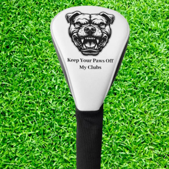  Golf Gifts for Fellow Dog Lovers Golf Head Cover (Protect your clubs in style with the Mad Dog Fun-Loving Golfer Golf Head Cover. )