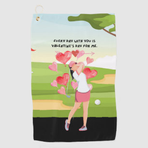 Golf gifts for Valentine's Day to Golfer  Golf Tow Towel