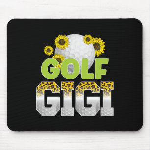Golf Gigi Of A Golf Player Gigi Leopard Golfer Gig Mouse Pad