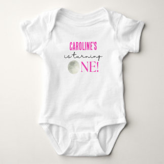 Golf Girls 1st Birthday Baby Bodysuit