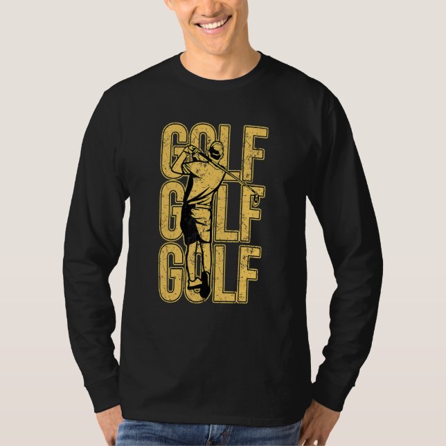Golf Gloves Men's Golf Club Set Men's Golf T-Shirt (Front)