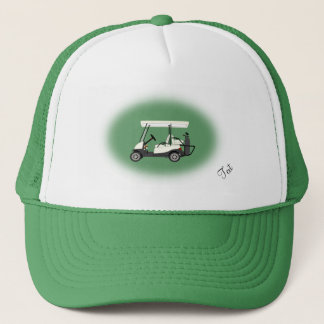 Golf Golfer Cart Trucker Hat