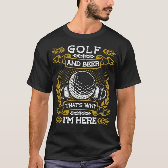 Golf Golfer Golfing funny sayings  T-Shirt (Front)