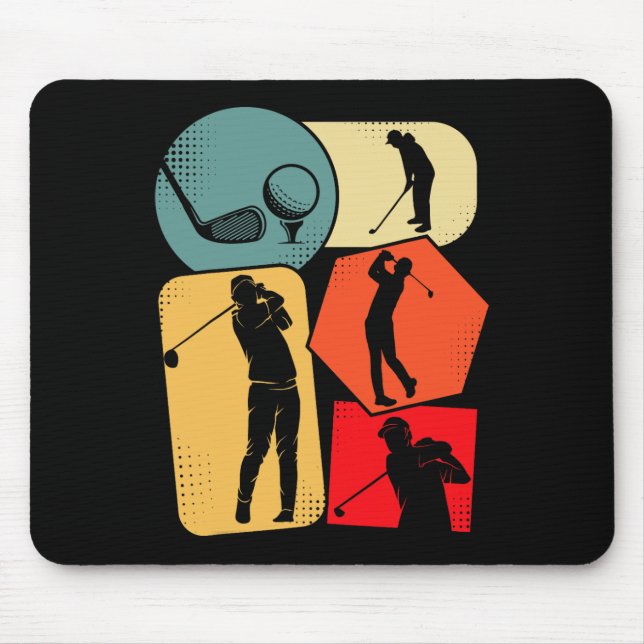 Golf Golfer Kids Boys Men Golfing 1  Mouse Pad (Front)