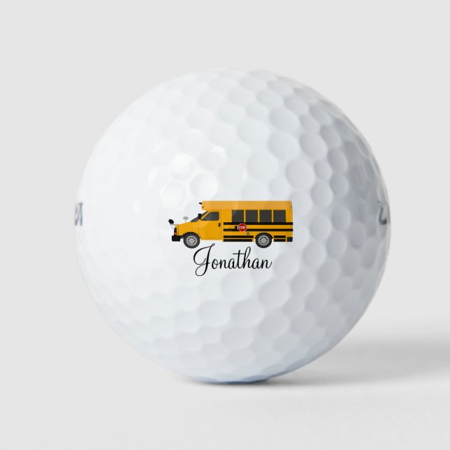 Golf Golfer Teacher School Admin. Bus Driver Balls (Front)