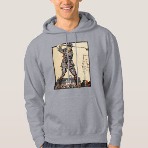 Golf Golfer Vintage Antique Golfing Hoodie