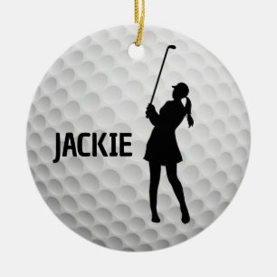 Golf Golfing Design Ceramic Tree Decoration