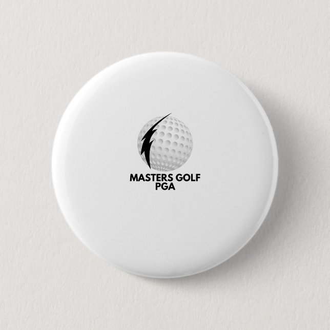Golf gpa 6 cm round badge (Front)