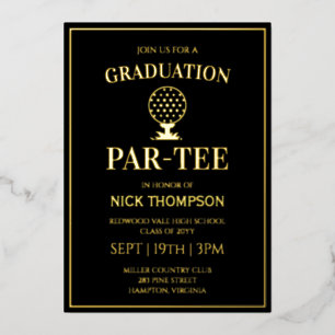 Golf Graduation