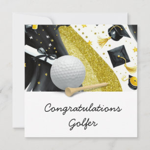 Golf Graduation Card – Congratulations Graduate