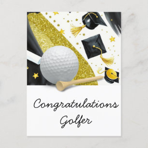 Golf Graduation Card – Congratulations Graduate