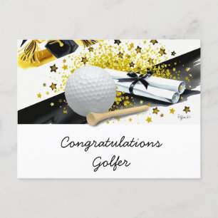 Golf Graduation Card – Congratulations Graduate