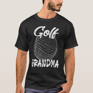 Golf Grandma Women Golfer Golf Ball Player Family T-Shirt