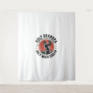 Golf Grandpa Just Like a Regular GrandpA (2) Tapestry