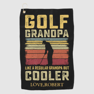 Golf Grandpa Like A Regular Grandpa But Cooler Towel