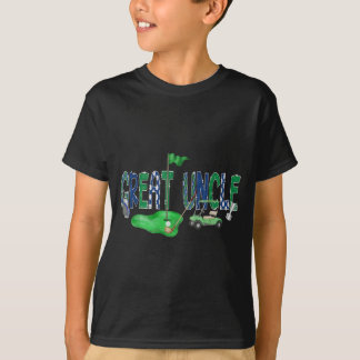 Golf Great Uncle Hole In One Golf 1st Birthday Boy T-Shirt