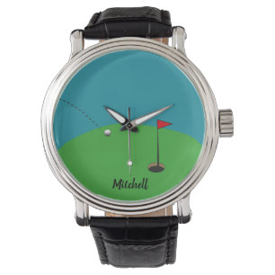 Golf Green Personalised   Watch