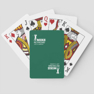 Golf Green Playing Cards for a Golfer