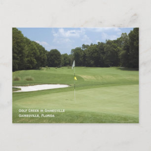 Golf Green Postcard