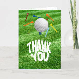 GOLF Greens Gratitude: Fairway Thank You Card