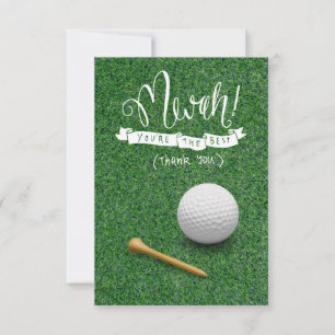 GOLF Greens Gratitude: Fairway Thank You Card