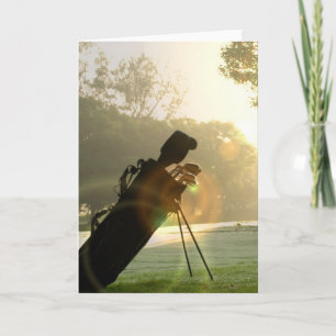 Golf Greeting Card