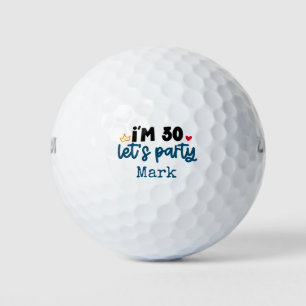Golf Happy 30th Birthday for golfer Balls