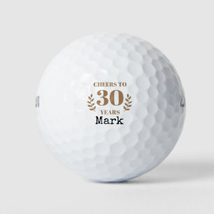 Golf Happy 30th Birthday for golfer Golf Balls
