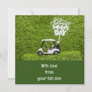 Golf Happy Father's Day Card
