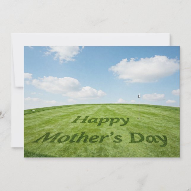 Golf Happy Mother's Day on golf course (Front)