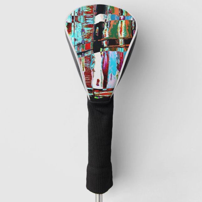 Golf Head Cover – Collapse Reflection Abstract  (Front)
