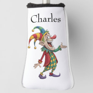Golf Head Cover Cute Clown 