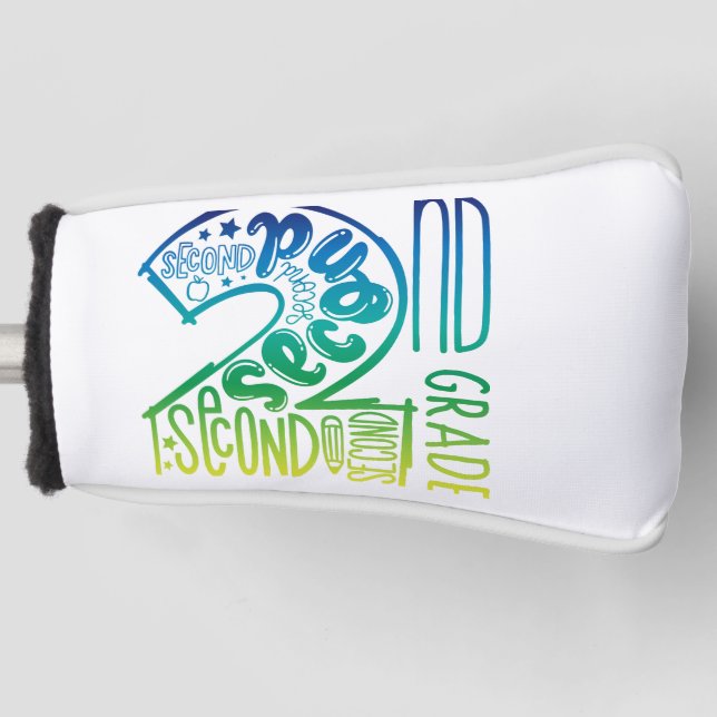 Golf Head Cover Handmade design  (Front)