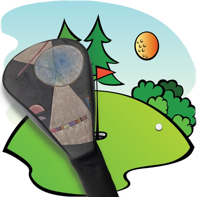 GOLF HEAD COVER -"Meeting Point" by Kandinsky (Creator Uploaded)