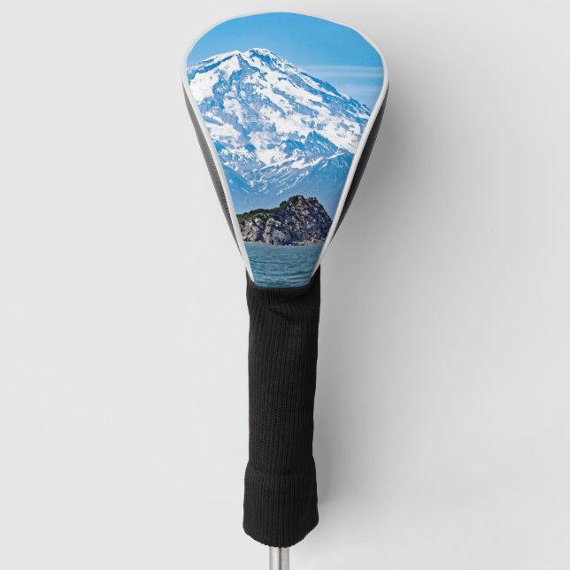 Golf Head Cover of Mount Redouht, Alaska (Front)