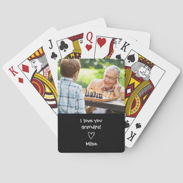 Golf Head Cover Playing Cards (Back)