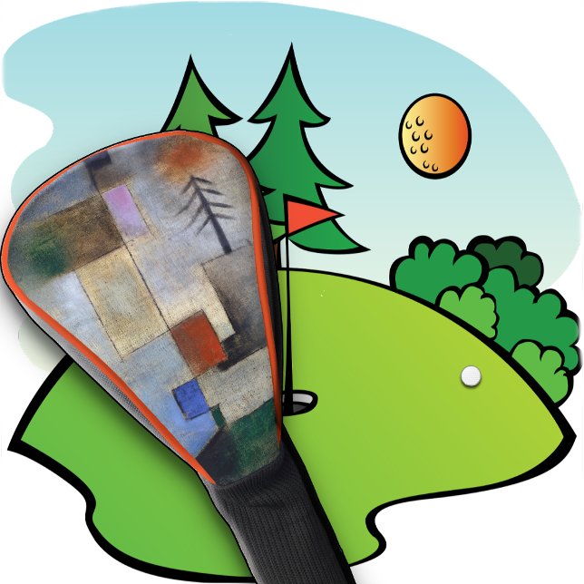 GOLF HEAD COVER - "Small Fir" by Paul Klee (Creator Uploaded)
