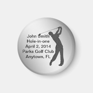 Golf Hole-in-one Commemoration Customisable Magnet