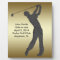 Golf Hole-in-one Commemoration Customisable