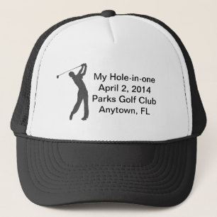 Golf Hole-in-one Commemoration Customisable Trucker Hat