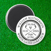Golf Hole in One Personalised Retro Stamp