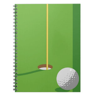 Golf Hole Spiral Notebook